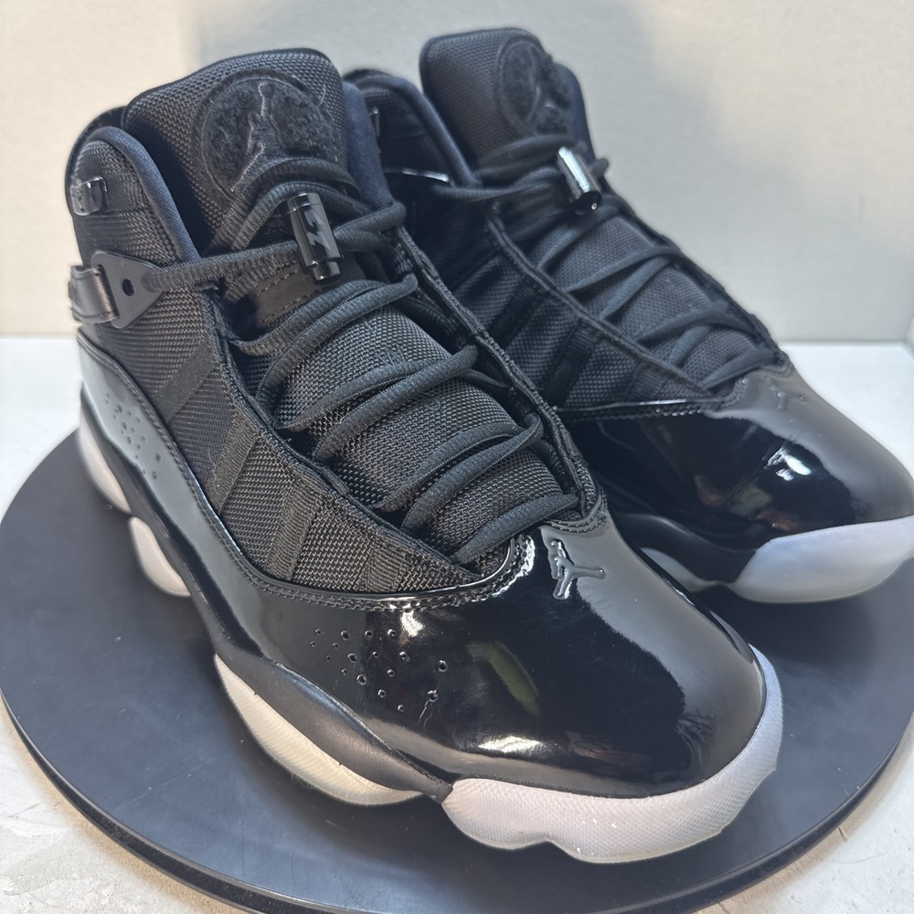 Size 9.5 - Air Jordan 6 Rings Black Ice